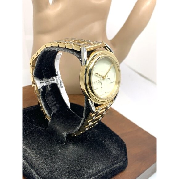 Tory Burch Women's Watch TBW7222 Miller Quartz Cream Dial Two Tone Steel 32mm - Picture 13 of 13